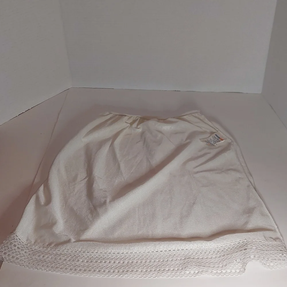 Girls Half Slip White Size 7/8 - Picture 3 of 6